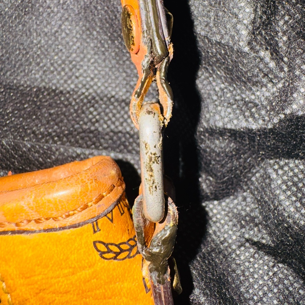 MCM Cognac Visetos Monogram Crossbody Bag - Picture 13 of 15